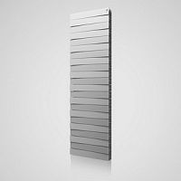 Радиатор Royal Thermo PianoForte Tower/Silver Satin, биметалл, серый 18 секций
