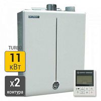 Котел наст. газ. DAEWOO GazBoiler DGB-100 MSC 11,6кВт (закр.к.,двухконт.,разд.т/о) 