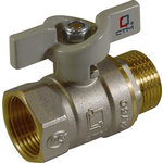 Кран шаровый Ду15(1/2") В/Н, бабочка, СТМ, Royal Thermo