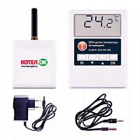 GSM модуль КотелОК 2.0 с беспроводным термодатчиком (вкл/выкл котла, поддерж.t. отправка SMS)