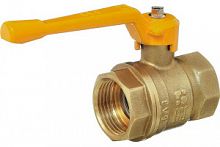 Кран газовый Ду25(1") шаровый, В/В, рычаг