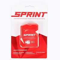 Нить сантехн. для герметизации резьбы "Sprint" 50м бокс+50м катушка, блистер