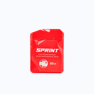 Нить сантехн. для герметизации резьбы "Sprint" 50м бокс+50м катушка, блистер фото 5 Нить сантехн. для герметизации резьбы "Sprint" 50м бокс+50м катушка, блистер фото 5