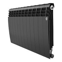 Радиатор биметаллический Royal Thermo BiLiner 500 /Noir Sable черный, 12 секций