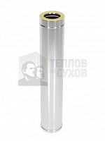 Труба Термо ТТ-Р L1000, сталь нерж. 430(0,8мм) / 430(0,5мм) D120/180