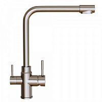 Смеситель для кухни 35k MIXLINE MLSS-0320/MLSS-3220 подкл.к фильтру, п/гайку САТИН (505149)