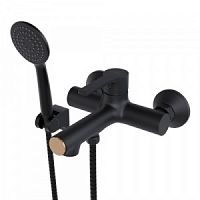 Смеситель для ванны 35k MIXLINE ML23-01 "Раунд Блэк" ЧЕРНЫЙ (550748)
