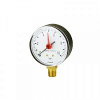 Манометр радиальный 50х1/4" CEWAL М 50RP IR  d50мм, 0-10 бар, корп.пласт., резьба G1/4” (91453410)