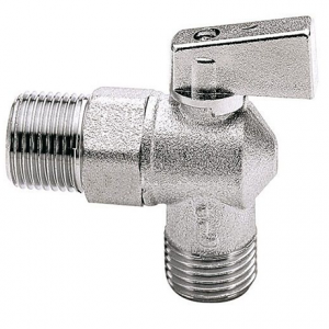 Кран угловой 1/2"х1/2" металлокерамика, хром. с отражат MAGNUS Кран угловой 1/2"х1/2" металлокерамика, хром. с отражат MAGNUS