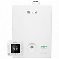 Котел наст. газ. Rinnai BR-UE36+WiFi (34,9 кВт, закр.к.,ОДНОКОНТУРНЫЙ с пультом WiFi, евродымоход) 