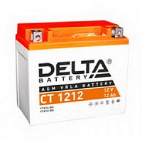 Аккумуляторная батарея Delta CT-1212  12 Вольт, 12 Ач, AGM, стартерный, для мототехники и снегоходов