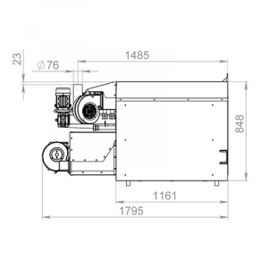 Горелка пеллетная AIR PELLET Ceramic 1500 (700-1500кВт) фото 2 Горелка пеллетная AIR PELLET Ceramic 1500 (700-1500кВт) фото 2