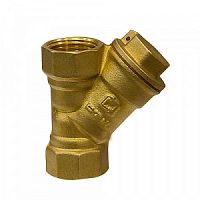 Фильтр косой Y-сетчатый Ду20(3/4") В/В, латунь, VALFEX