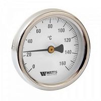 Термометр биметалл STOUT F+R801 OR, 63 мм, 0-120°С с погружной гильзой 50мм