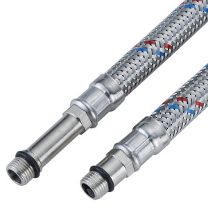 Гибкая подводка для смесителя 1/2"хМ10х30см.(пара), СТМ Гибкая подводка для смесителя 1/2"хМ10х30см.(пара), СТМ