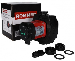 Насос циркуляционный частотный ROMMER PROFI ERTI 25/40-180 с гайками и теплоизоляцией фото 3 Насос циркуляционный частотный ROMMER PROFI ERTI 25/40-180 с гайками и теплоизоляцией фото 3