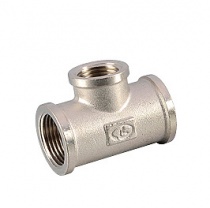 Тройник переходной 1"х1/2"х1" В/В/В никелир. Lavita (RT 1"*1/2"*1") Тройник переходной 1"х1/2"х1" В/В/В никелир. Lavita (RT 1"*1/2"*1")