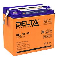 Аккумуляторная батарея Delta Gel 12-55 12 Вольт, 55 Ач, GEL 