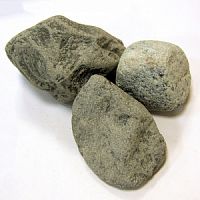 Камни для бани ПОРФИРИТ обвалованный 70-150мм, коробка 20кг