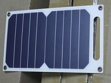 Солнечная панель Exmork (для зарядки телефона)10ватт 5Вольт, 260х140х4мм, выходUSB