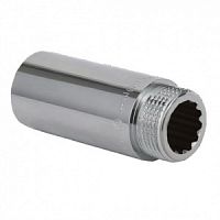 Переходник удлин. 1" х 80мм, В/Н, хромированый GAPPO G2221.06080 