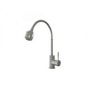 Смеситель для кухни 35k MIXLINE MLSS-0302 гибкий металлический излив, п/гайку САТИН (505148) Смеситель для кухни 35k MIXLINE MLSS-0302 гибкий металлический излив, п/гайку САТИН (505148)