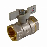Кран шаровый Ду15(1/2") В/Н, рычаг, СТМ Оптима