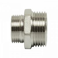 Ниппель переходной 1/2"х1/4" никелир. VRT, ТiМ, Valtec