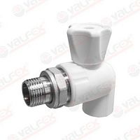 Кран шаровый для радиатора угловой ПП 20х1/2"