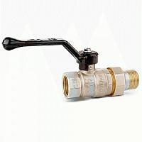 Кран шаровый американка Ду20(3/4")  В/Н, рычаг, латунь, Pу40, LD Pride