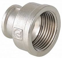 Муфта переходная 3/4"х1/2" никелир.LD, VRT