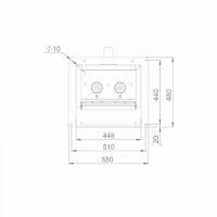 Горелка пеллетная AIR PELLET Ceramic 300 (250-300кВт)