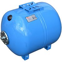 Гидроаккумулятор 80л, синий гориз., присоед.1" Wester WAO  
