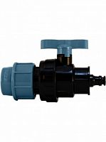 Кран шаровый ПНД быстро съемный (БРС) х 25 PN16 ITAL
